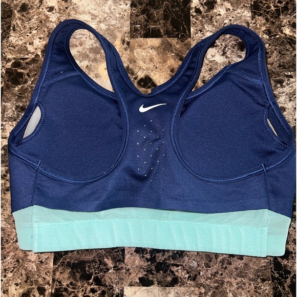 NIKE SPORT BRA SIZE X-SMALL blue and green color EUC - Picture 4 of 4